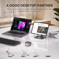 Minisopuru Soporte de Tablet Base Giratoria de 360° Soporte Portátil para Dispositivos Electrónicos - details 3