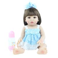 BZDOLL-Muñeca Reborn de cuerpo de silicona suave para niños, juguete de bebé recién nacido de 19 pulgadas, 48 CM, regalo de cumpleaños - details 0