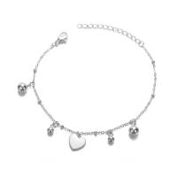 Elegante pulsera de cadena de plata con colgante de flor de cristal, regalos para mujer - details 4