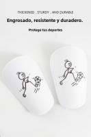 Mini espinillera de entrenamiento de fútbol para niños, almohadilla amortiguadora, tablero de vástago de PU, ligero, resistente al desgaste, Protector de piernas, 1 par - details 5