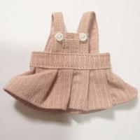 Vestido con tirantes, accesorios de ropa para muñecas, traje para muñecas, vestido vaquero, Mini ropa de oso, vestido DIY para muñecas de peluche de 12cm - details 0