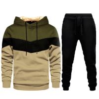 Conjunto deportivo de dos piezas para hombre, Sudadera con capucha y pantalones deportivos, Otoño e Invierno - details 2