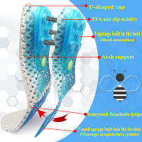 Plantillas de gel de silicona para zapatos ortopédicos, almohadilla para zapatos deportivos, absorción de impacto, soporte para arco - details 15