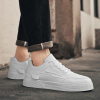 Zapatos Blancos Planos Para Hombre, Zapatos Deportivos Casuales - details 18