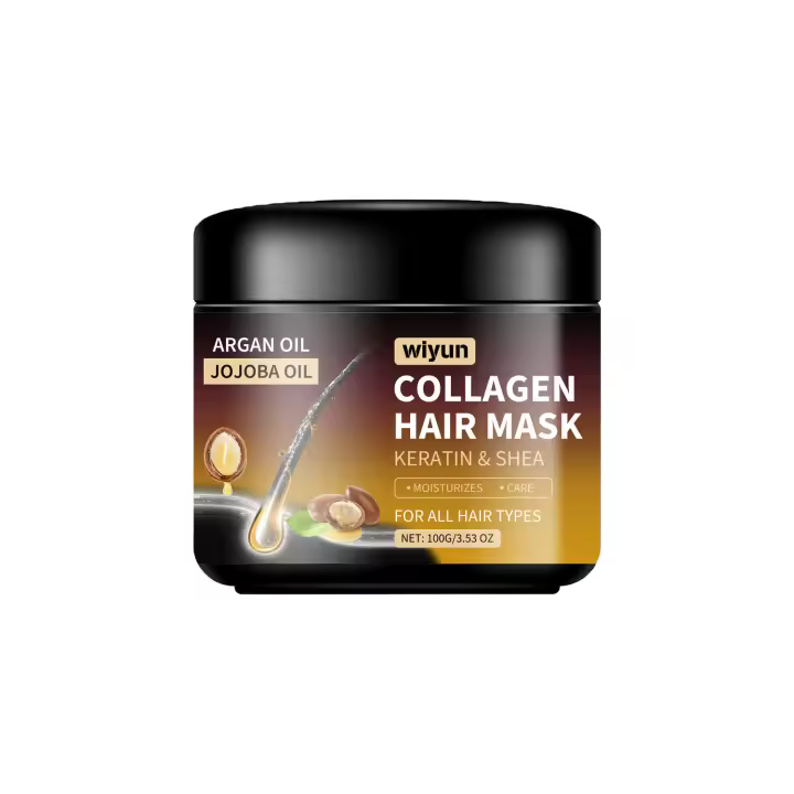La película de cuidado de colágeno nutre, hidrata, repara y repone el cabello para un cabello suave y flexible. - 1