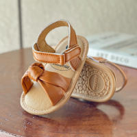 Sandalias De Verano Para Bebés Niñas Y Niños Con Lazo De Flor Y Suela Antideslizante Cómodas Y Transpirables Para Playa Y Exterior - details 6