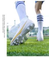 Botas de fútbol de alta calidad para hombre, tacos de fútbol TF/FG Unisex, zapatos de entrenamiento resistentes al desgaste, zapatillas antideslizantes para niños jóvenes al aire libre - details 16