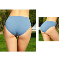 Ropa interior de algodón para mujer, bragas triangulares simples y transpirables de cintura media para niña - details 10