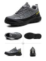 Safety Shoes Men With Steel Toe Cap Anti-smash Men Work Shoes Sneakers Light Puncture-Proof Indestructible Shoes - details 8