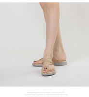 Chanclas para mujer, moda exterior, verano 2025, sandalias de cuña con suela gruesa - details 0