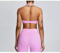 Zapatillas y ropa deportiva de secado rápido del gimnasio Fiess de la correa del color de la yoga del verano Tre - details 15