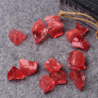 Piedra fragante difusa de 100g, cristal de fundición rojo sandía, cuarzo crudo, grava rugosa, adornos artesanales, decoración de jardín - details 4