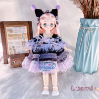 Muñecas de Ojos de Anime para niños y niñas, Cara de cómic articulada con bolas, vestidos, ropa, vestido, 30cm, 1/6 - details 10