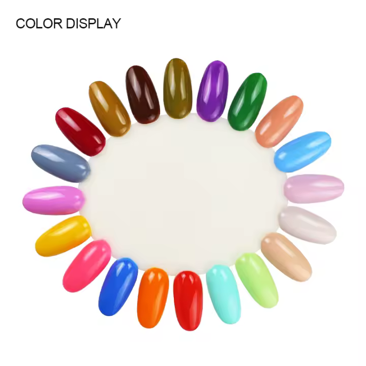 Arte Clavo-Tabla de exhibición de puntas de Uñas postizas, 10 piezas, paleta de esmalte de Gel acrílico, herramienta de práctica de puntas de Arte de uñas, tarjeta de Color Natural - 1