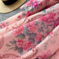 Vestido corto con estampado de wer para mujer, moda de primavera 2024, manga larga acampanada, botones de perlas con muescas, Mini Vestidos de fiesta con cinturón - details 4