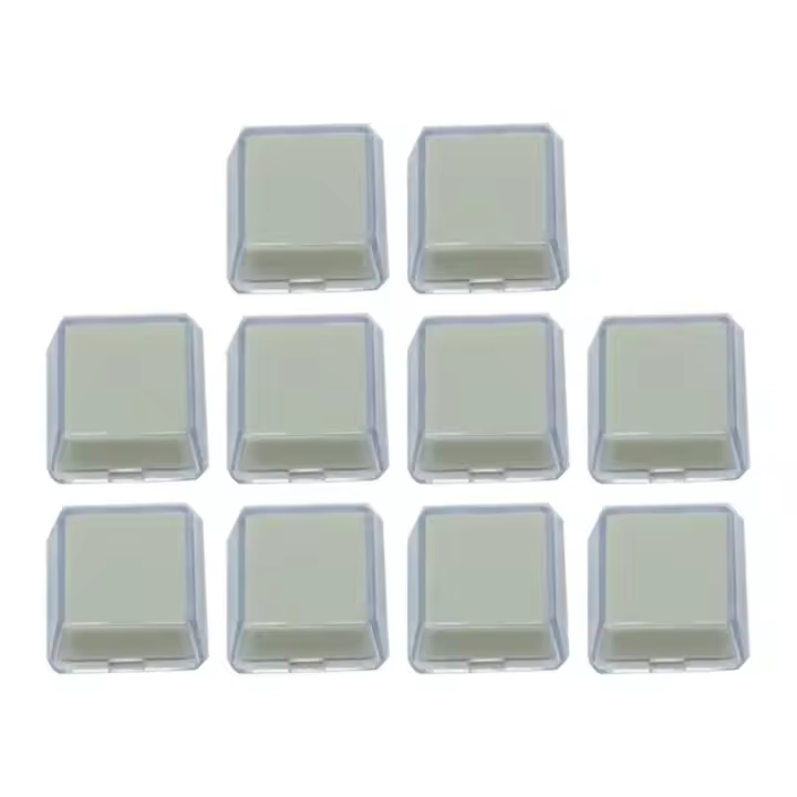 Teclas de teclado Nical, tapa transparente ABS de 10 teclas, doble capa, 10 mm, 30 mm - 1