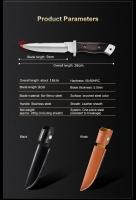 Cuchillo recto portátil para acampar al aire libre, cuchillo para exteriores de alta dureza, pesca al aire libre - details 2