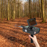 Juego de detectores de metales con pantalla LED, Detector de metales de larga distancia, Detector de oro, profundidad de detección de 130 m, rango de búsqueda de 12km - details 0