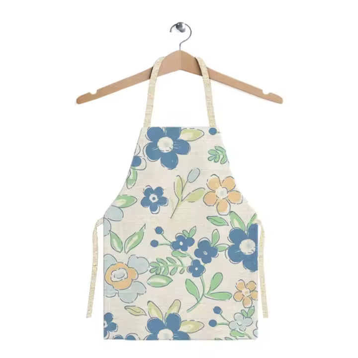 Ropa de trabajo delantal de cocina grueso delantal de barbacoa resistente a la suciedad ajustable delantal de cocina resistente a las manchas pintura - 1