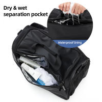 Bolsa de Fitness para gimnasio y Yoga para hombre con paquete de zapatos, bolsas de lona deportivas, bolso de viaje para natación, senderismo al aire libre, Camping, baloncesto - details 6