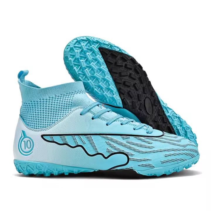 Zapatos de fútbol profesionales para césped con tacos rotos AG de alta calidad TF para hombres y mujeres - 1