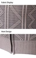 Chaqueta gruesa para hombre, cárdigan de punto con cuello levantado, cálido, para otoño e invierno - details 18