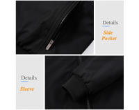 Otoño Invierno chaquetas acolchadas gruesas moda hombres cuello alto avances cálidos ts ropa de negocios - details 9