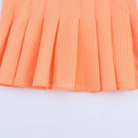 PB & ZA-Chaleco informal sin mangas a rayas para mujer, tirantes, tops cortos sencillos sin mangas, novedad de verano 2025 - details 6