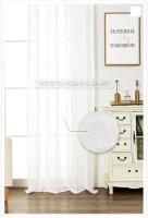 Cortina de tela semitransparente de lino y poliéster con estampado de rombos.150x260cm, decoración del hogar, oficina. - details 8