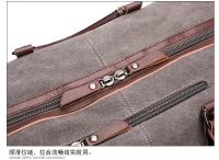 Bolsas de viaje de cuero de lona originales para hombres, bolsa de equipaje de mano, bolsa de lona, bolso de viaje grande, bolsa de fin de semana, envío directo - details 24