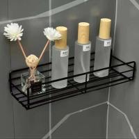 Estante de iluminación para ducha doméstica de esquina de metal no perforado para baño, colgante organizativo 2024 - details 3