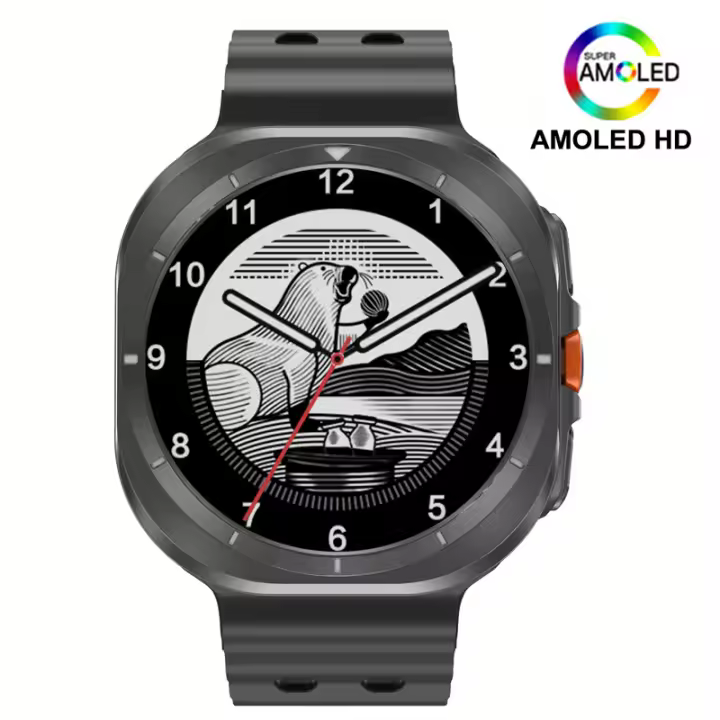 El nuevo 2025 se aplica al reloj comercial de alta gama DT Watch 7 4G HD Bluetooth Call Music play, múltiples modos de ejercicio, corazón - 1