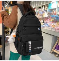 Mochila informal de gran capacidad nueva versión coreana pequeña mochila fresca y de moda Mochila japonesa simple de color sólido - details 11