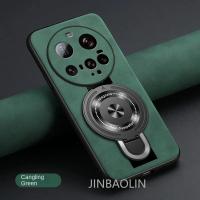 Para Xiaomi 15 ultra funda dura de piel de oveja con soporte de anillo funda protectora trasera para xiaomi 14 mi15 ultra 15 Pro 15ultra - details 5