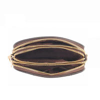 Bolso de hombro pequeño de diseñador cruzado de piel sintética para mujer, bolso con cremallera de moda - details 13