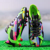 Zapatos de fútbol uñas largas de los hombres entrenamiento de juego de hierba para adultos de los niños mayores - details 9