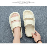 Sandalias para hombre, nuevo estilo de verano, fáciles de usar con sensación de pisar caca, zapatos de playa simples e informales, antideslizantes de doble uso - details 9