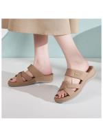 Sandalias de suela gruesa de verano 2025 para mujer, casuales y cómodas, talla grande, pantuflas sencillas y versátiles, libres para hacer ejercicio - details 14
