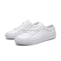 Nuevos zapatos deportivos de patinaje para mujer blancos de diseñador de vaca de cuero genuino a la moda, marca de precio bajo para comerciantes de zapatos - details 5