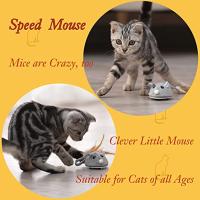 ATUBAN Automatic Cat Toys with Feather Wand , Interactive Cat Toys Mice for Indoor Cats/Kittens , Smart Sensing Mouse Cat Toys - details 3