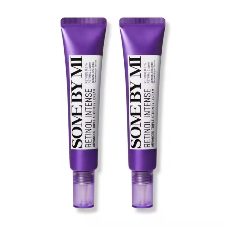 SOME BY MI Intense Advanced Triple Action Pack de 2 0,1% Retinol Crema debajo de los ojos Antienvejecimiento Ojeras Líneas finas con - 1