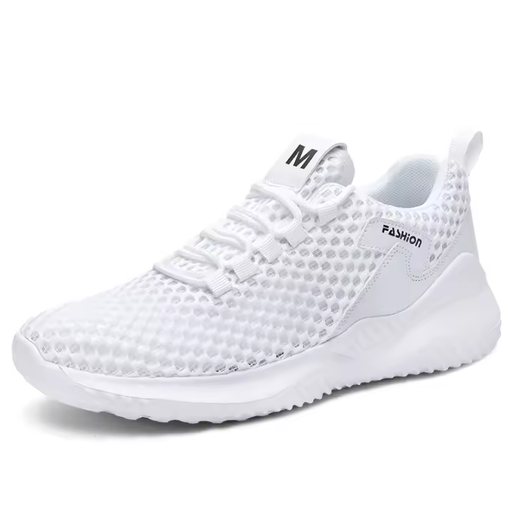 Zapatillas de correr de verano para hombre, zapatillas ligeras y transpirables de malla de aire para hombre, calzado para correr al aire libre, caminar, entrenamiento atlético - 1