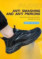 Zapatos de Seguridad de Acero Ligero y Transpirable Mocasines de Trabajo Inolvidables para Hombres - details 0