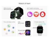 ZL54C+ Bluetooth Llamada Smartwatch Heart Rtae 100+ Modos deportivos Reloj inteligente con recepción de SMS deportivo a prueba de agua - details 1