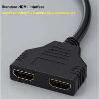 Divisor HDMI 1 a 2 Adaptador Doble Female HDMI Versión 1.4 Resolución 1080P - details 1