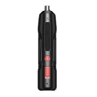 Minidestornillador eléctrico inalámbrico, herramienta eléctrica de carga USB 10.8VF/4,2 V, color negro - details 1
