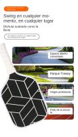 Pala de Pickleball de fibra de carbono, núcleo de polímero de 16 mm, diseñada para lograr un efecto y una consistencia óptimas. - details 1