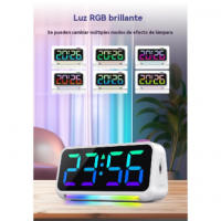 Reloj Despertador Inteligente Modelo Recargable con Tres Juegos de Alarma - details 6