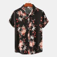 Camisa vaquera hawaiana para hombre, top de manga corta de secado rápido, ropa de vacaciones, entretenimiento en la playa, verano - details 5