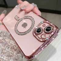 Funda transparente de diamante cristalino para iPhone 16,Compatible con MagSafe - details 21